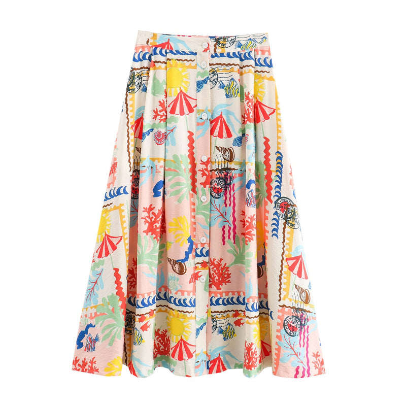 PATCHWORK PRINTED CASUAL SET