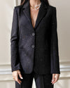 Black Starry Night Tailored Blazer