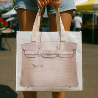 Designer Inspired Reusable Shopper Tote
