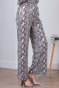Leopard Sequin High Waisted Pants