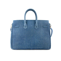 Shelly Denim Tote Blue Medium