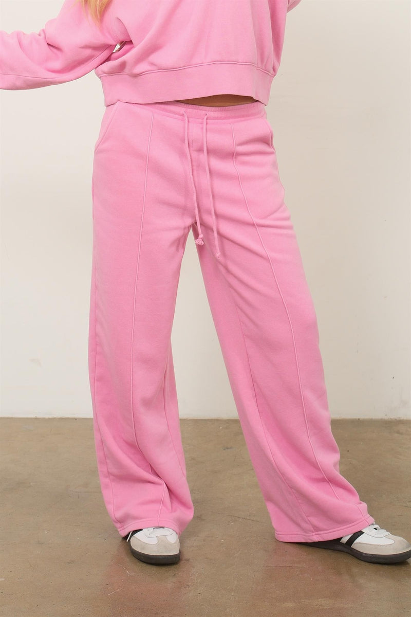 HIGH WAIST DRAWSTRING PANTS