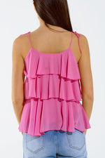 Ruffle Top WIth Thin straps