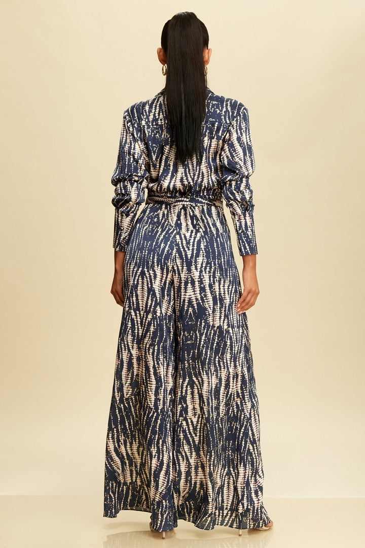 PRINT WITH FOIL JUMPSUIT