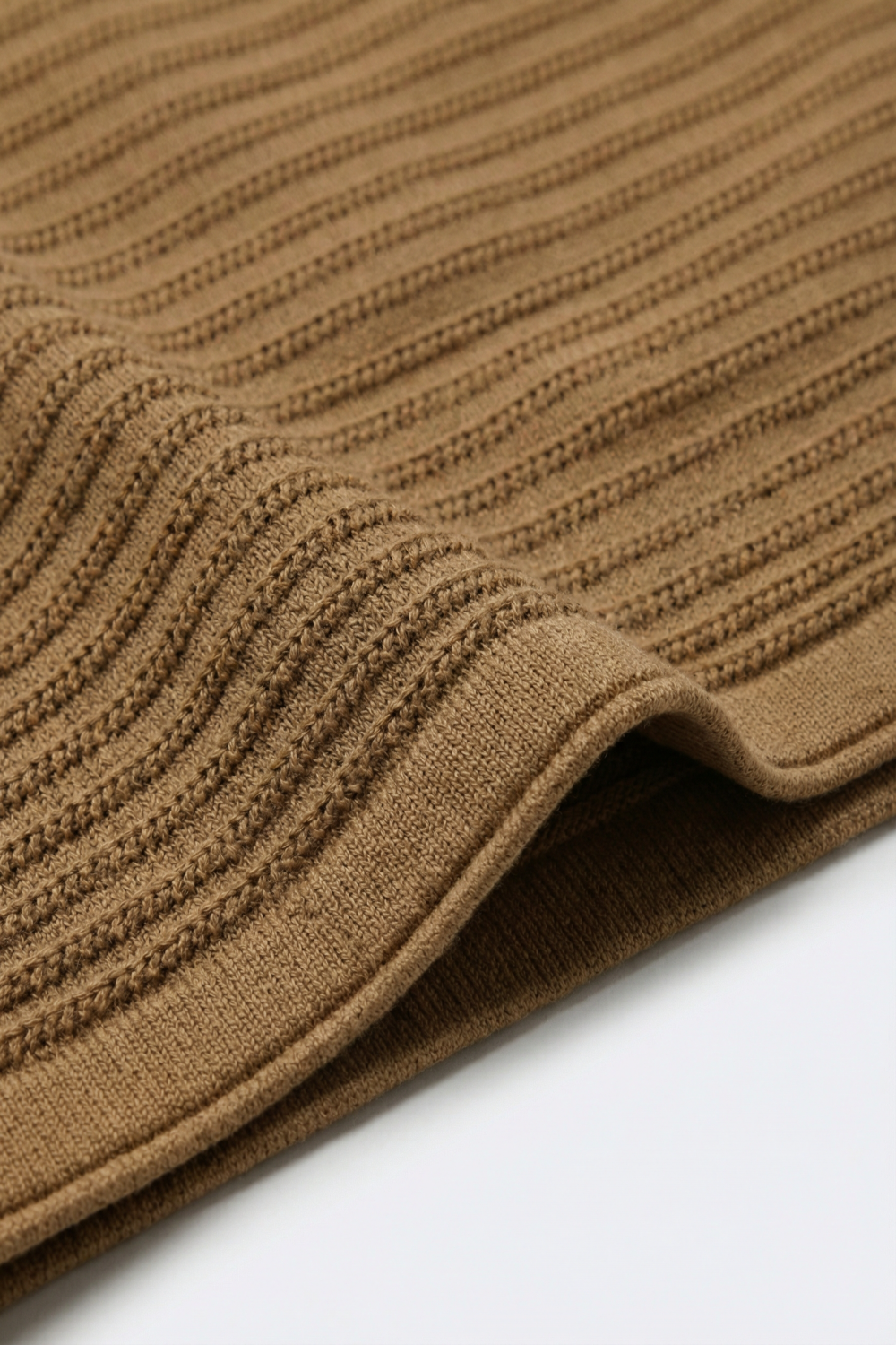 Textured Knit Short Sleeve Top