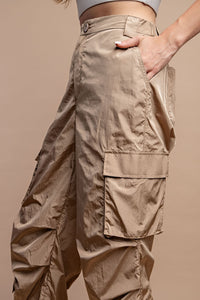 PARACHUTE CARGO PANTS BROWN