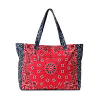 Bandana Print Large Tote Bag