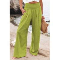 Summer Loose Wide Leg Cotton Linen Pants Women