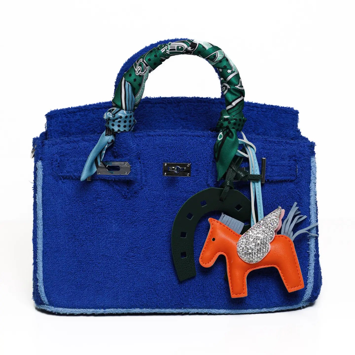 Terrycloth Royal Blue ToteBag