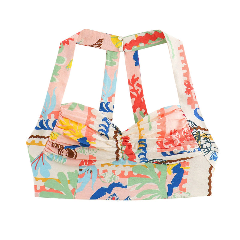 PATCHWORK PRINTED CASUAL SET