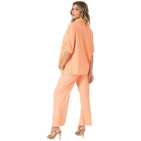 Peach Relaxed Button-Down Shirt