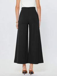 Black High Waist Wide Leg Pants