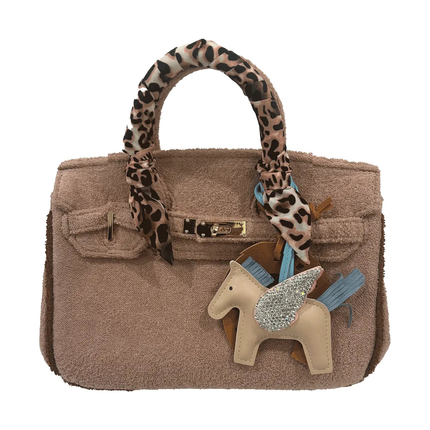 Terrycloth Cappuccino Tote Small bag