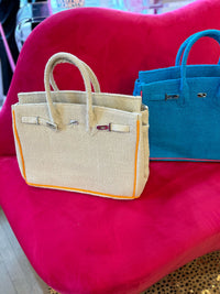 Hamptons Designer Terry Bag Khaki