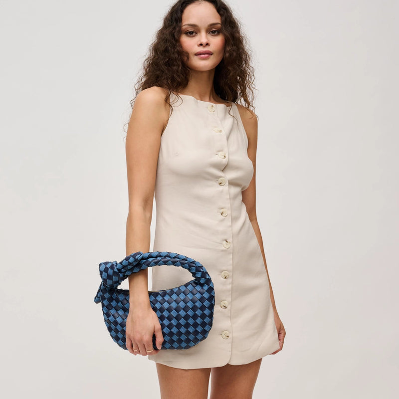 Luxe Woven Knot Clutch