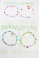 BELIEVE Beaded Bracelet