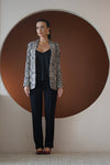 Animal Print Tailored Blazer