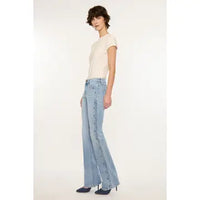 Mid Rise Studded Bootcut Jean