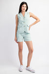 TAILORED LINEN SHORT