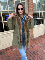 Parka with Natural Fur trim