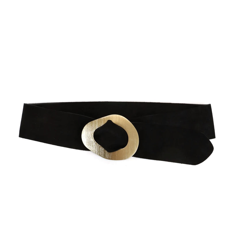 Genuine Suede Leather Belt