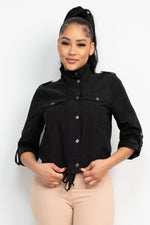 Long Sleeve Button Down Jacket