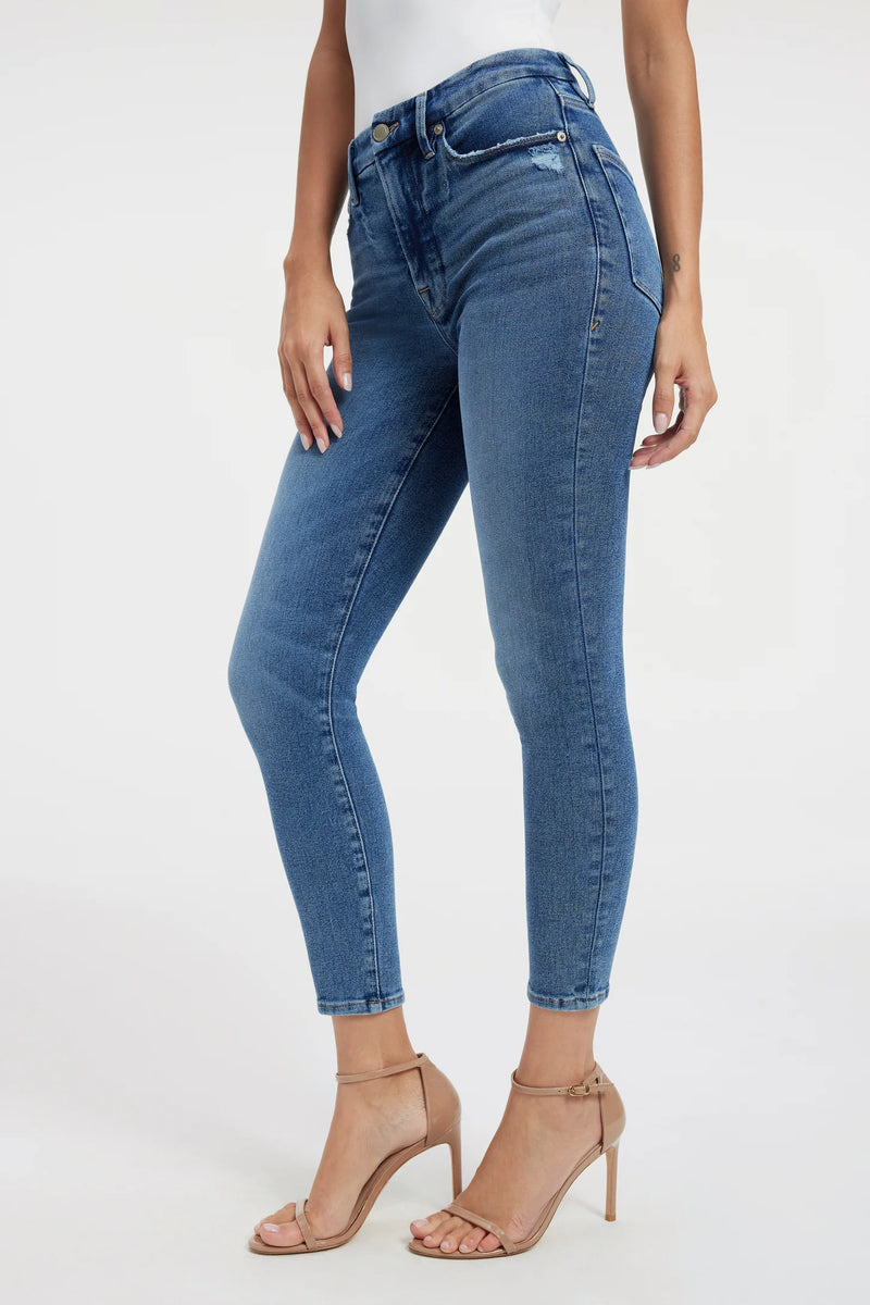 GOOD WAIST SKINNY CROPPED JEANS