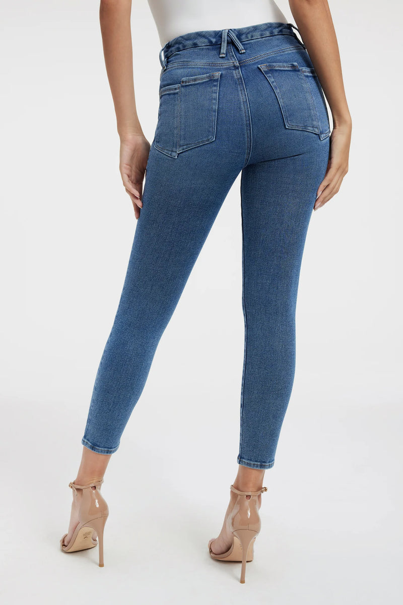 GOOD WAIST SKINNY CROPPED JEANS