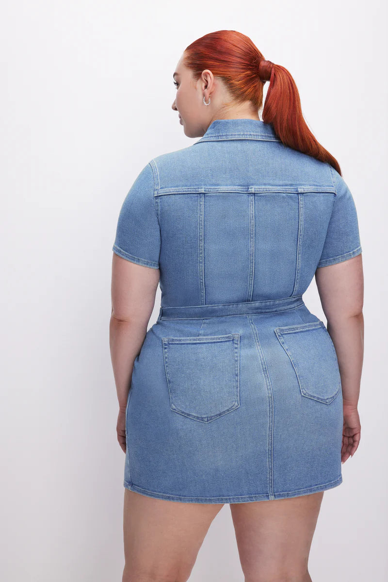 FIT FOR SUCCESS DENIM MINI DRESS – Amanda Jean NYC FIT FOR SUCCESS DENIM MINI DRESS – Amanda Jean NYC