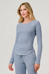 LONG SLEEVE RIB RAGLAN TOP