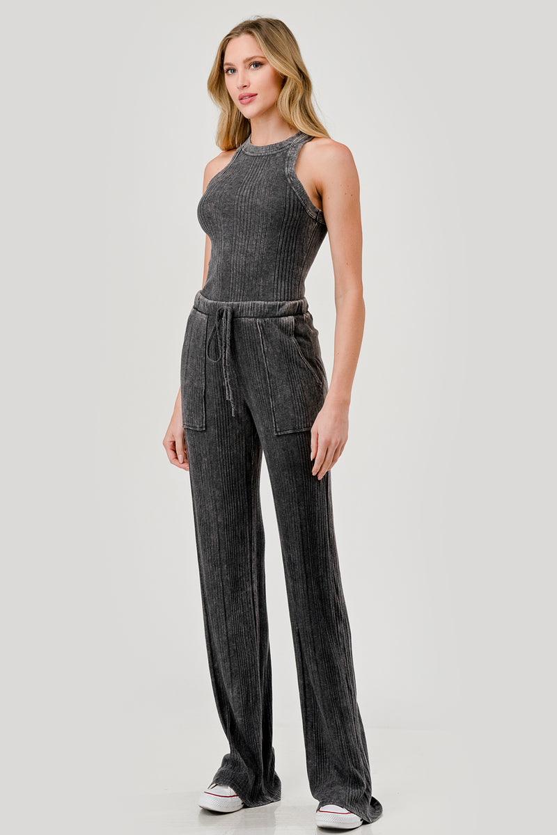 MINERAL DYE VARIGATE LOUNGE PANTS WITH POCKET