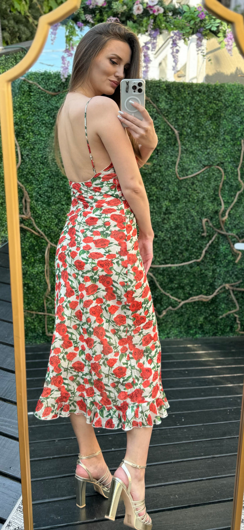 Floral Print Maxi Dress