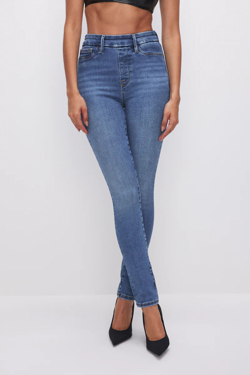 POWER STRETCH PULL-ON SKINNY JEANS