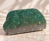 Luxe Rhinestone Frame Clutch