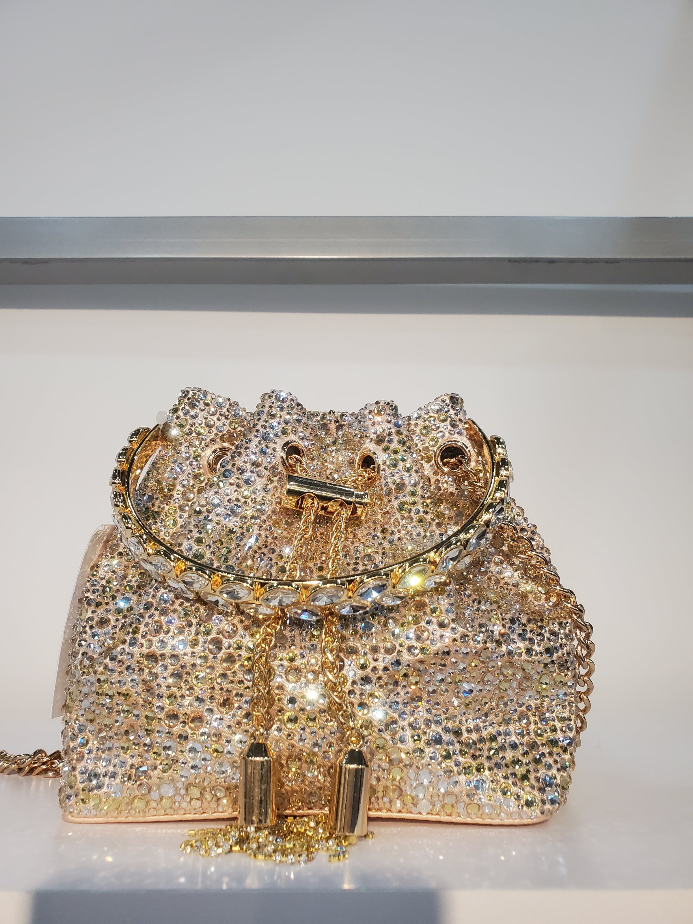 Embellished bucket Bag
