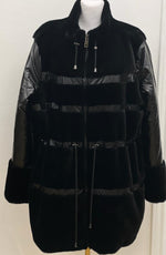 Black Parker Faux Fur Coat