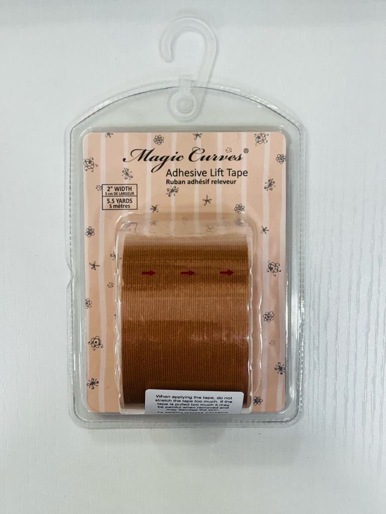 Magic Curves Adhesive Lift Tape – 2” Wide, 5.5 Yards