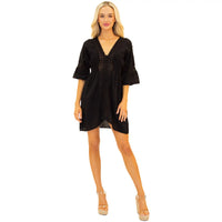 Tunic Mini Dress Black