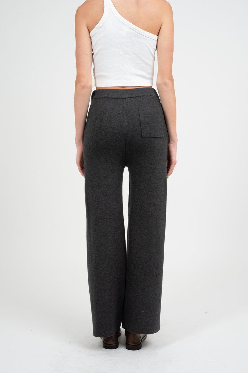 WIDE LEG SWEATER PANTS