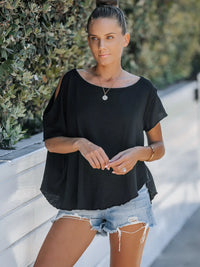 Essential Lightweight Relaxed Fit Short Sleeve Tee
