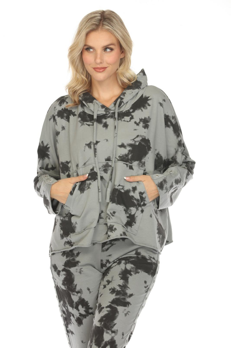 Tie-Dye Hooded Lounge Set