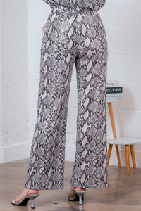 Leopard Sequin High Waisted Pants
