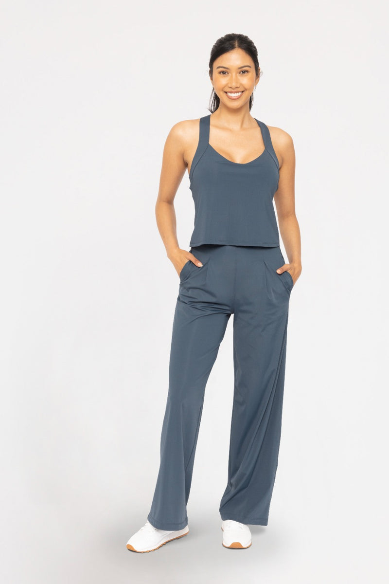 FlexFlow V-Neck Racerback Crop Top