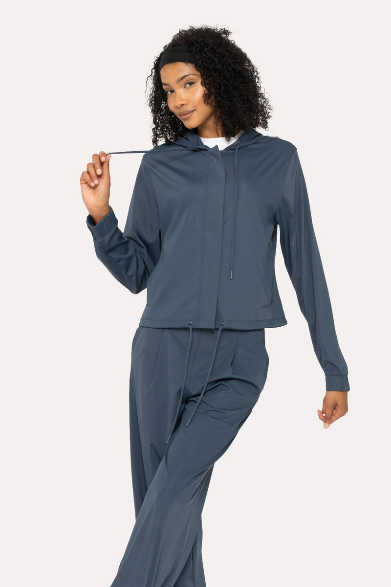 FLEXFLOW HOODED RUNNING JACKET