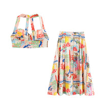 PATCHWORK PRINTED CASUAL SET