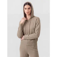 Rhinestone Sweater Hoodie Zip-Up