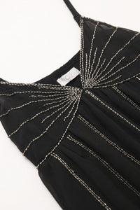 Beaded Chiffon Babydoll Cami