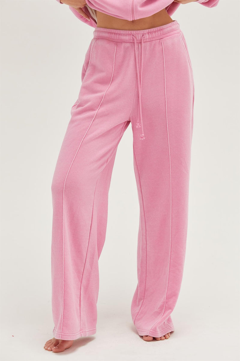 HIGH WAIST DRAWSTRING PANTS