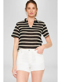 High Rise White Denim Shorts with Raw Hem