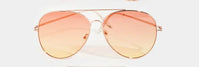Rose Gradient Aviator Sunglasses